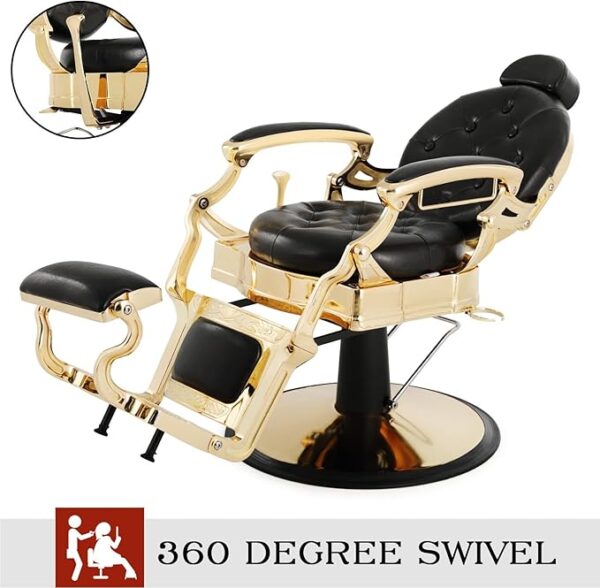 Artist hand Retro Barber Chair - Image 3