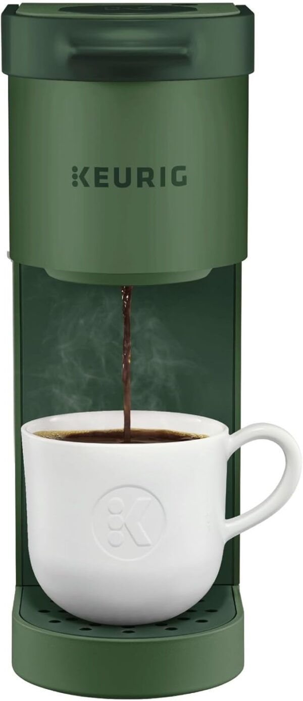 Keurig K-Mini Single Serve K-Cup Pod Coffee Maker, 6 to 12oz Brew size, with Cord Storage, Perfect for Small Spaces, Evergreen - Image 2