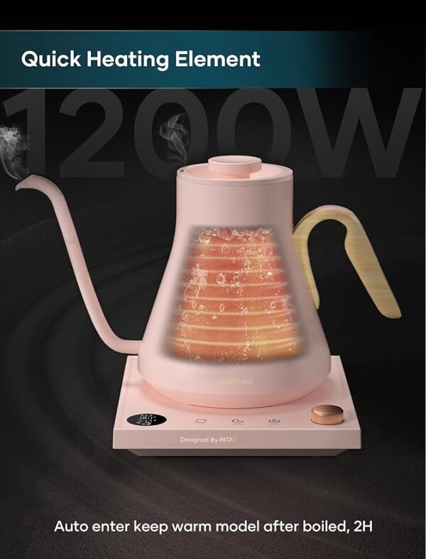 Electric Kettle, ±1℉ Temperature Control, Stainless Steel Inner - Image 2