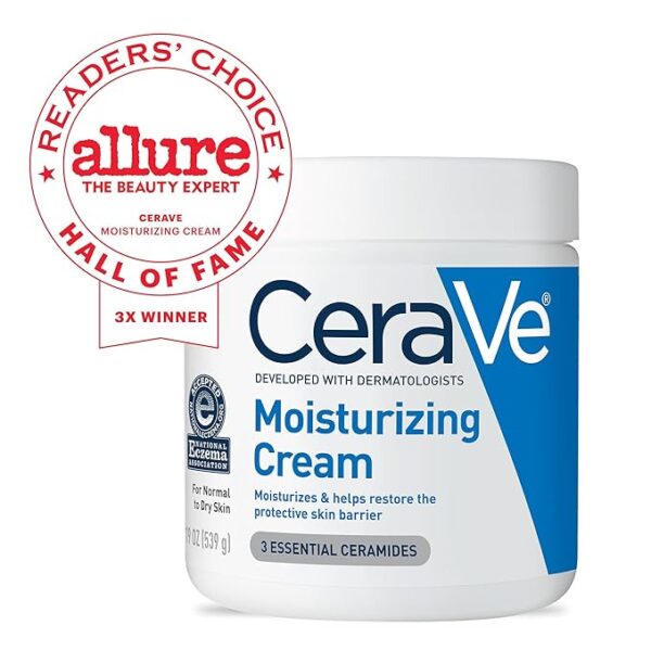 CeraVe Moisturizing Cream | Body and Face Moisturizer for Dry Skin | Body Cream - Image 2