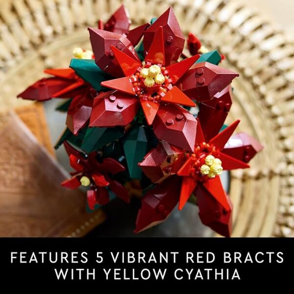 Artificial Flowers Christmas Decoration & Centerpieces for Table, Adults Ages 18+ - Gift Ideas for Mom, Dad, & Significant Other - 10370 - Image 3