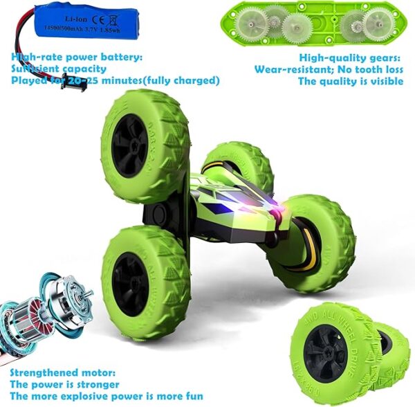Control Car Double-Sided Driving 360-degree - Image 4