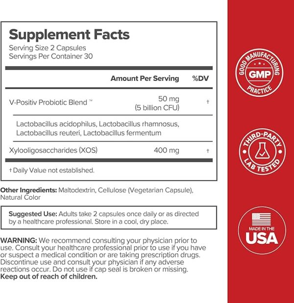 Women's Vaginal Health Supplement - Promote Healthy Vaginal Odor & Vaginal Flora, 60 Count (Pack of 1) - Image 4