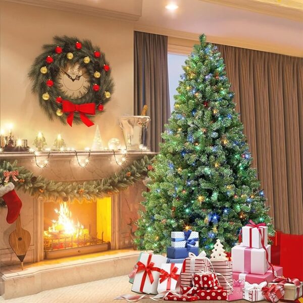 SHareconn 6ft Prelit Premium Artificial Hinged Christmas Tree - Image 4