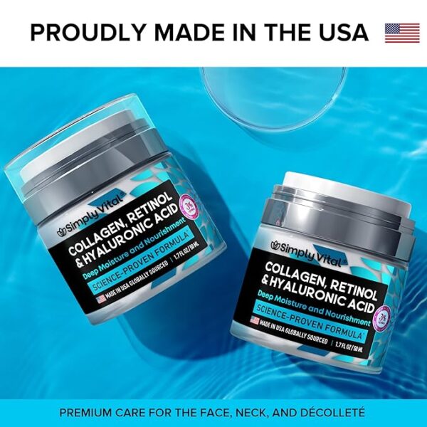 Anti-Aging Face Moisturizer for Face, Neck & Décolleté - Made in USA - Image 4