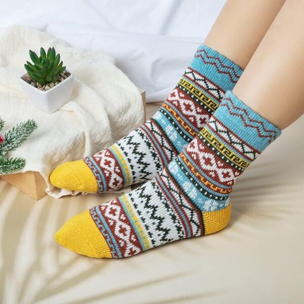 Loritta Wool Socks for Women Warm Winter Socks - Image 5