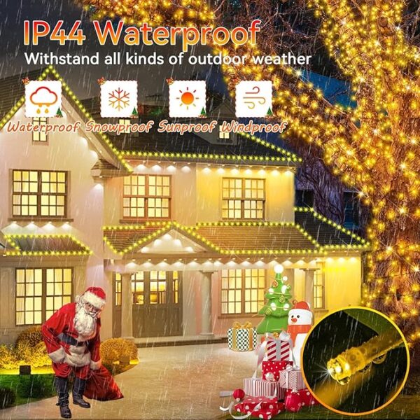 Hezbjiti 1000 LED 403 FT Christmas String Lights Outdoor - Image 4