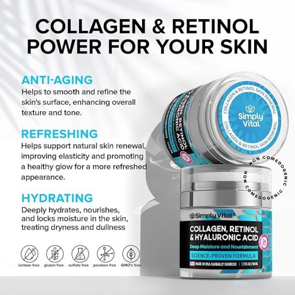 Anti-Aging Face Moisturizer for Face, Neck & Décolleté - Made in USA - Image 3