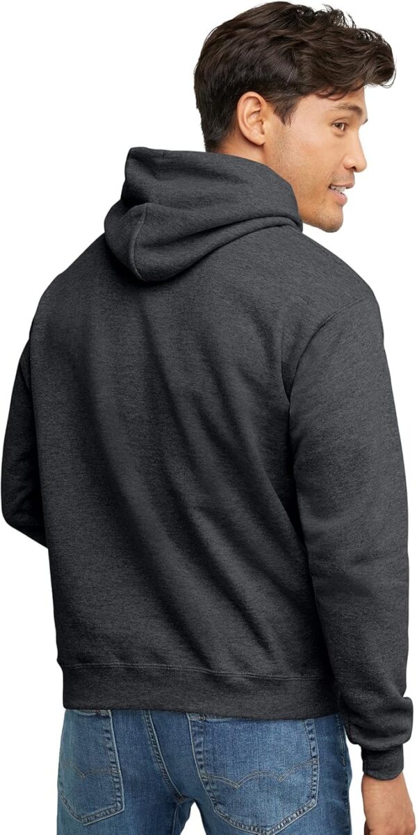 Hanes Men's Hoodie, EcoSmart Fleece Hoodie, Hooded Sweatshirt for Men - Image 3