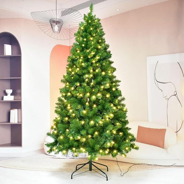 YULETIME 6.5ft Pre-Lit Christmas Tree - Image 4