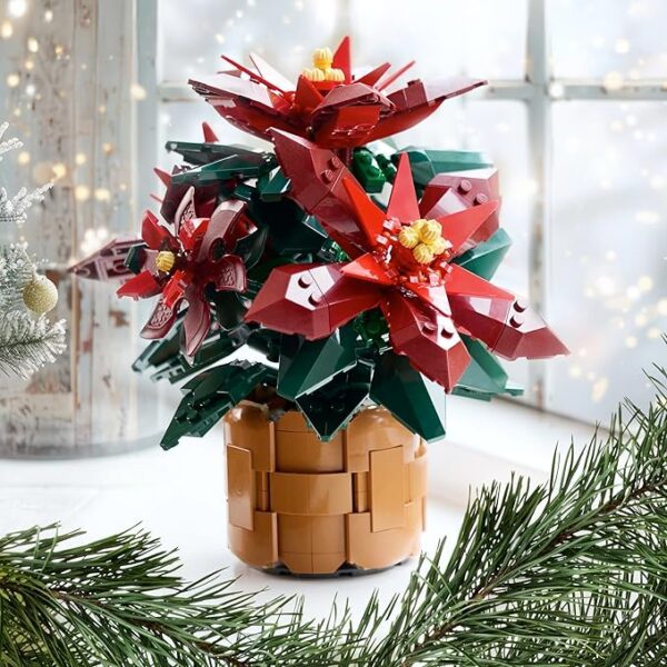 Artificial Flowers Christmas Decoration & Centerpieces for Table, Adults Ages 18+ - Gift Ideas for Mom, Dad, & Significant Other - 10370 - Image 5